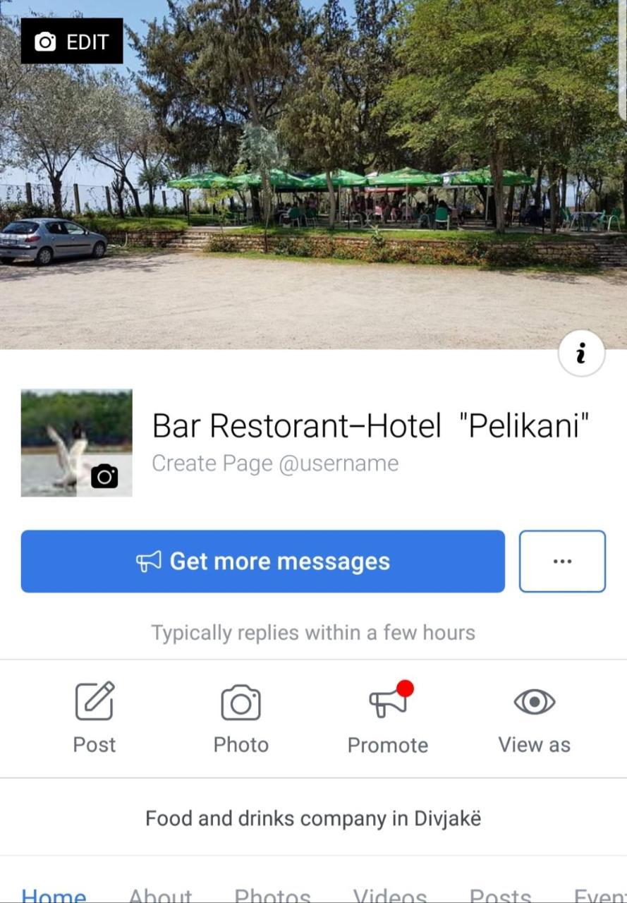 Hotel Pelikan Дивьяка Экстерьер фото
